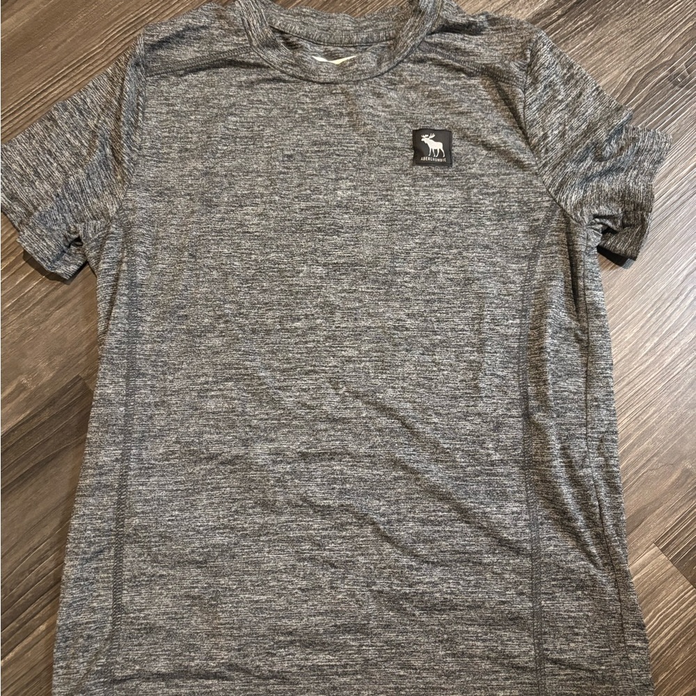 Abercrombie & Fitch Heather Gray Boys Tee 9/10